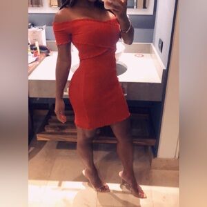 Off The Shoulder Bodycon Dress
